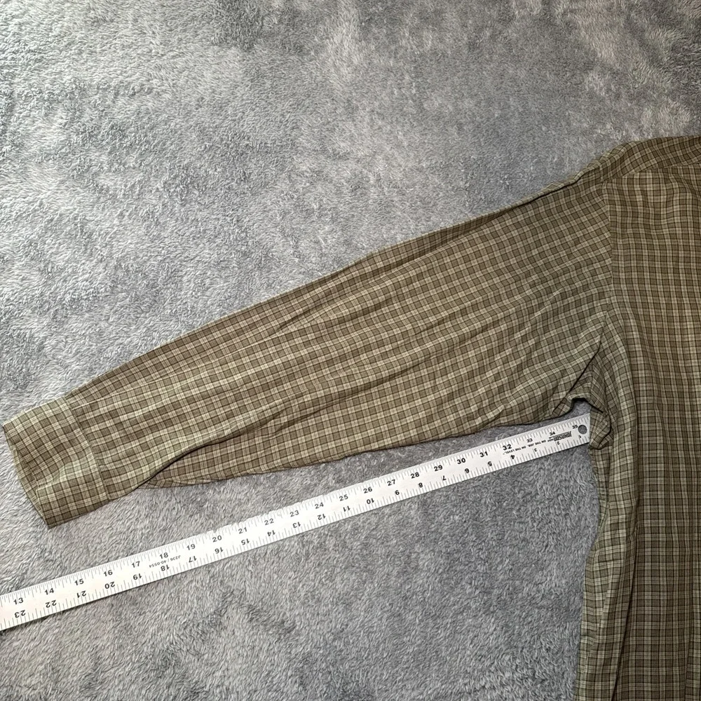 Ralph Lauren Yarmouth Button Down Long Sleeve Men's 16 1/2 36/37 Cotton Plaid